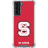 North Carolina State University Logo Red Galaxy S21 5G Clear Case
