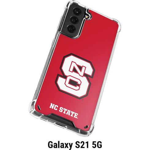 North Carolina State University Logo Red Galaxy S21 5G Clear Case