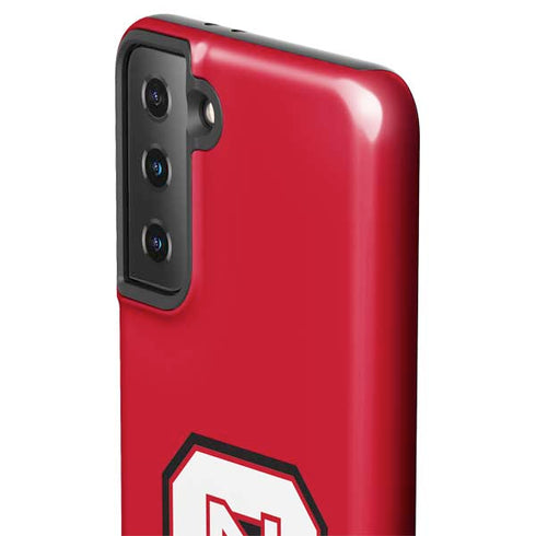 North Carolina State University Logo Red Galaxy S21 FE Pro Case