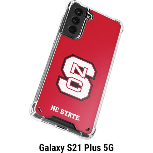 North Carolina State University Logo Red Galaxy S21 Plus 5G Clear Case