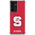 North Carolina State University Logo Red Galaxy S21 Ultra 5G Clear Case