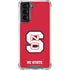 North Carolina State University Logo Red Galaxy S22 Clear Case