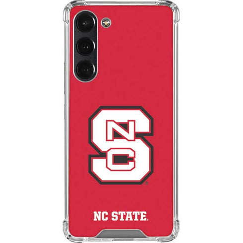 North Carolina State University Logo Red Galaxy S23 Plus Clear Case