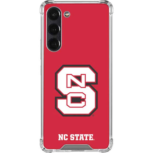 North Carolina State University Logo Red Galaxy S24 FE Clear Case