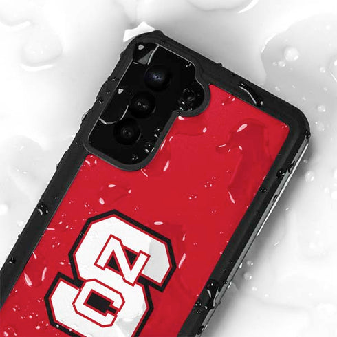 North Carolina State University Logo Red Galaxy S24 Plus Waterproof Case