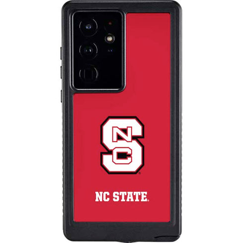 North Carolina State University Logo Red Galaxy S24 Ultra Waterproof Case