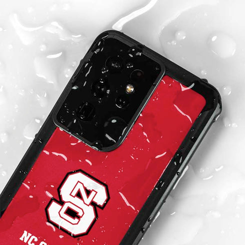North Carolina State University Logo Red Galaxy S24 Ultra Waterproof Case