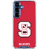 North Carolina State University Logo Red Galaxy S25 Clear Case