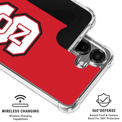 North Carolina State University Logo Red Galaxy S26 Clear Case