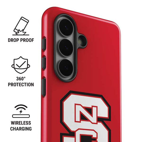North Carolina State University Logo Red Galaxy S26 Plus Impact Case