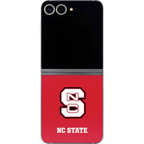 North Carolina State University Logo Red Galaxy Z Flip6 Skin