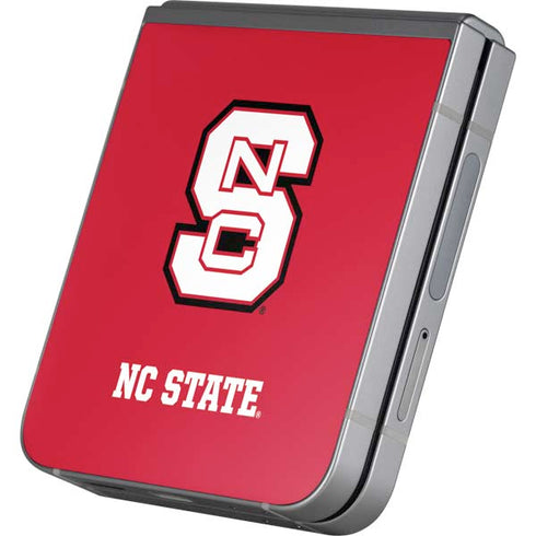 North Carolina State University Logo Red Galaxy Z Flip6 Skin