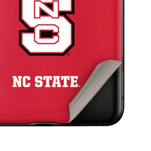 North Carolina State University Logo Red Galaxy Z Flip Skin