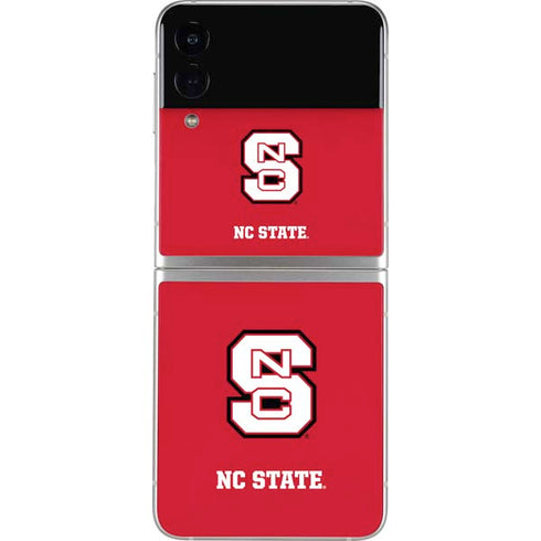 North Carolina State University Logo Red Galaxy Z Flip3 5G Skin
