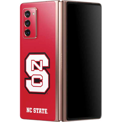 North Carolina State University Logo Red Galaxy Z Fold2 5G Skin