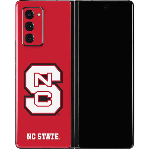 North Carolina State University Logo Red Galaxy Z Fold2 5G Skin