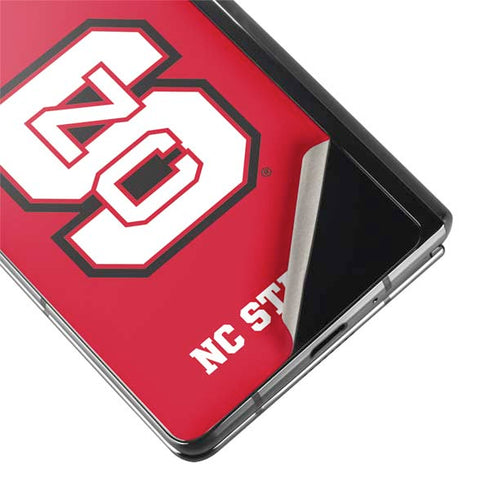 North Carolina State University Logo Red Galaxy Z Fold2 5G Skin