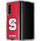 North Carolina State University Logo Red Galaxy Z Fold4 5G Clear Case