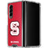 North Carolina State University Logo Red Galaxy Z Fold4 5G Clear Case