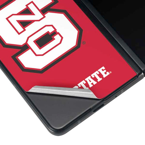 North Carolina State University Logo Red Galaxy Z Fold4 5G Skin