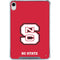 North Carolina State University Logo Red iPad 11th Gen (2025) Clear Case
