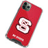North Carolina State University Logo Red iPhone 12 Pro Clear Case