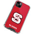 North Carolina State University Logo Red iPhone 14 Clear Case