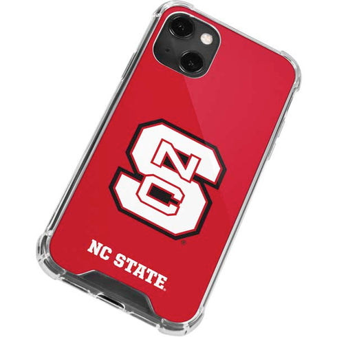 North Carolina State University Logo Red iPhone 14 Plus Clear Case