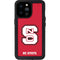 North Carolina State University Logo Red iPhone 14 Pro Max Waterproof Case