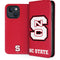 North Carolina State University Logo Red iPhone 15 Folio Case
