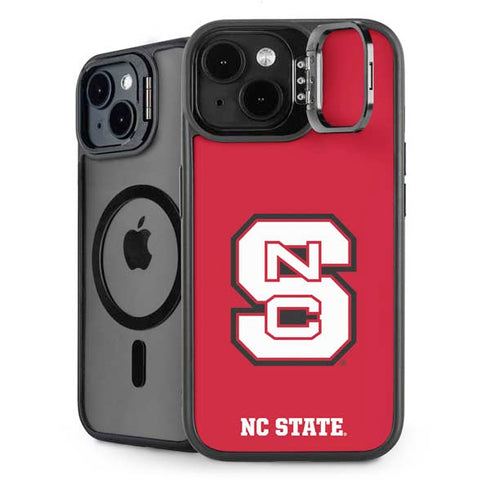 North Carolina State University Logo Red iPhone 15 Plus Kickstand Case