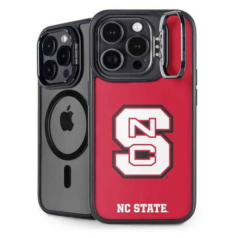 North Carolina State University Logo Red iPhone 15 Pro Kickstand Case