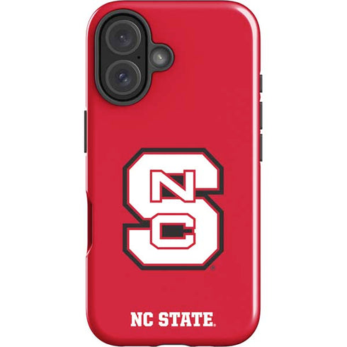 North Carolina State University Logo Red iPhone 16 Impact Case