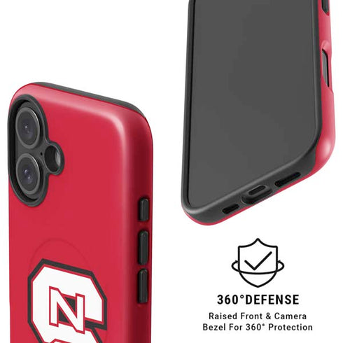 North Carolina State University Logo Red iPhone 16 Magsafe Impact Case