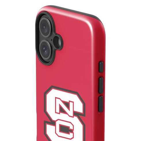North Carolina State University Logo Red iPhone 16 Plus Impact Case