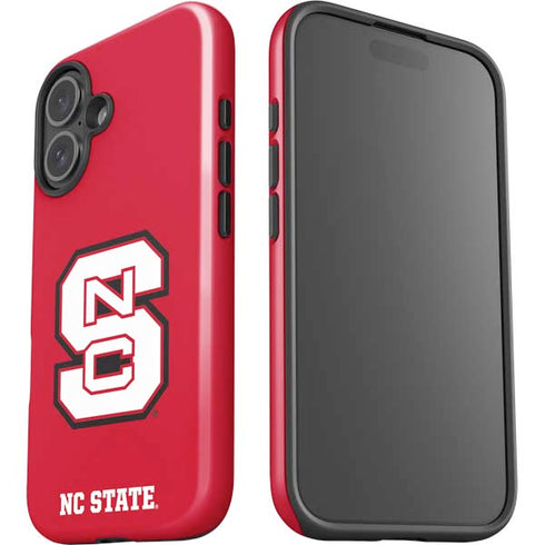North Carolina State University Logo Red iPhone 16 Plus Impact Case