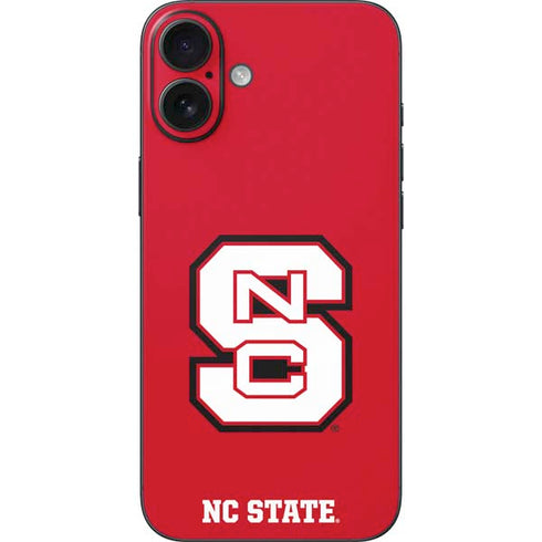 North Carolina State University Logo Red iPhone 16 Plus Skin