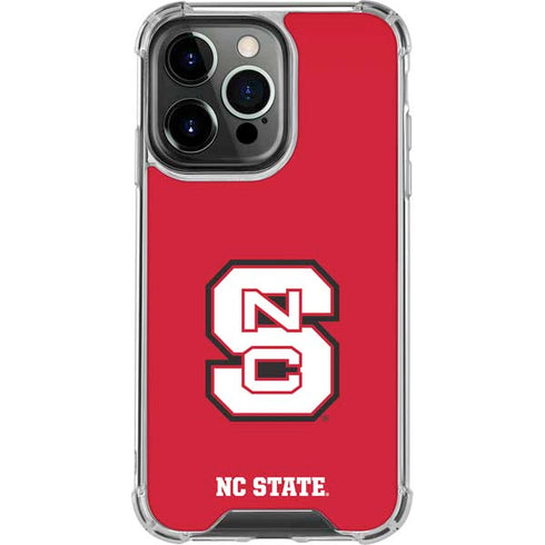 North Carolina State University Logo Red iPhone 16 Pro Clear Case