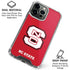North Carolina State University Logo Red iPhone 16 Pro Max Clear Case