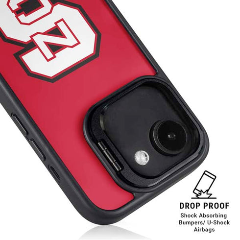 North Carolina State University Logo Red iPhone 16e Kickstand Case