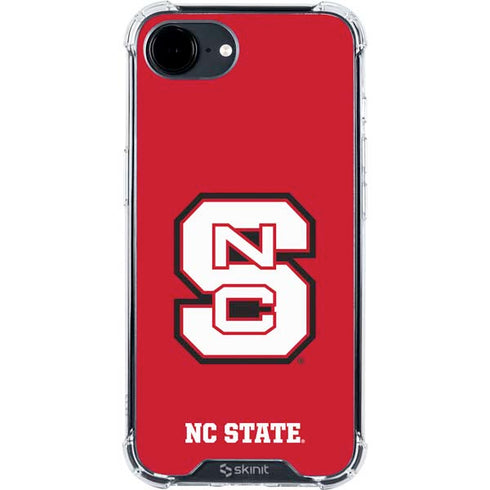 North Carolina State University Logo Red iPhone 16e Clear Case