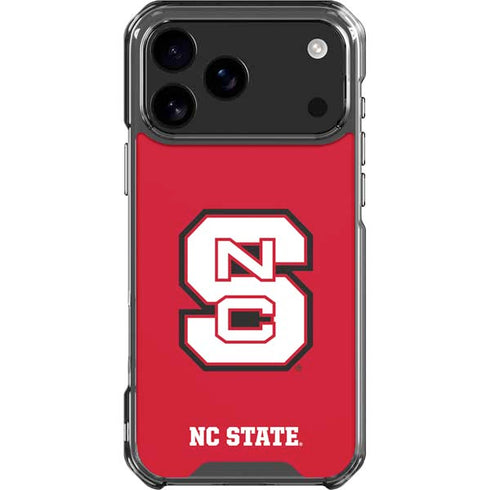 North Carolina State University Logo Red iPhone 18 Pro Max Clear Case