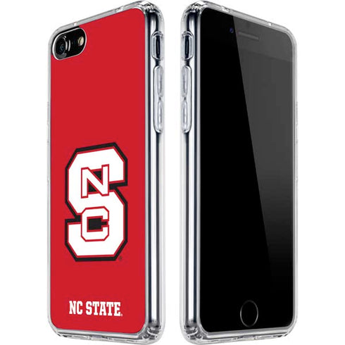 North Carolina State University Logo Red iPhone SE (2nd & 3rd Gen) Clear Case