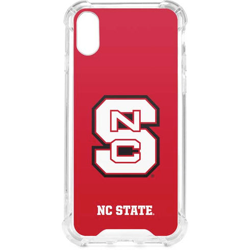 North Carolina State University Logo Red iPhone XS Clear Case