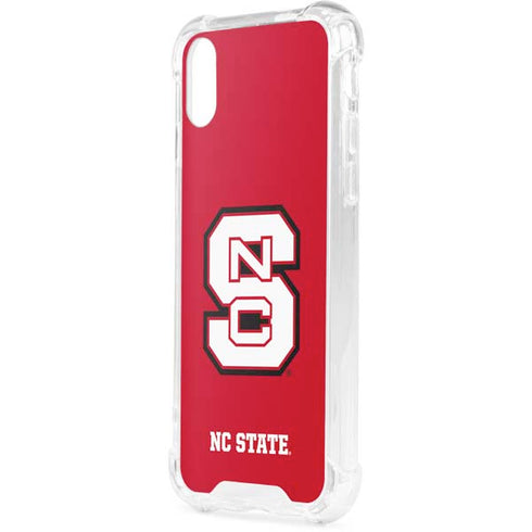 North Carolina State University Logo Red iPhone XS Clear Case