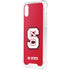 North Carolina State University Logo Red iPhone XS Clear Case