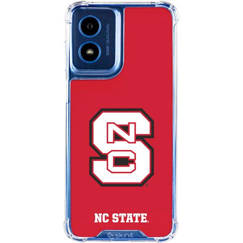 North Carolina State University Logo Red Moto G 5G (2024) Clear Case