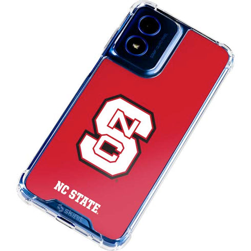 North Carolina State University Logo Red Moto G 5G (2024) Clear Case