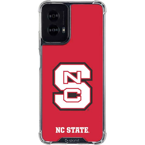 North Carolina State University Logo Red Moto G Power 5G (2024) Clear Case