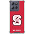 North Carolina State University Logo Red Moto G Stylus 5G (2025) Clear Case